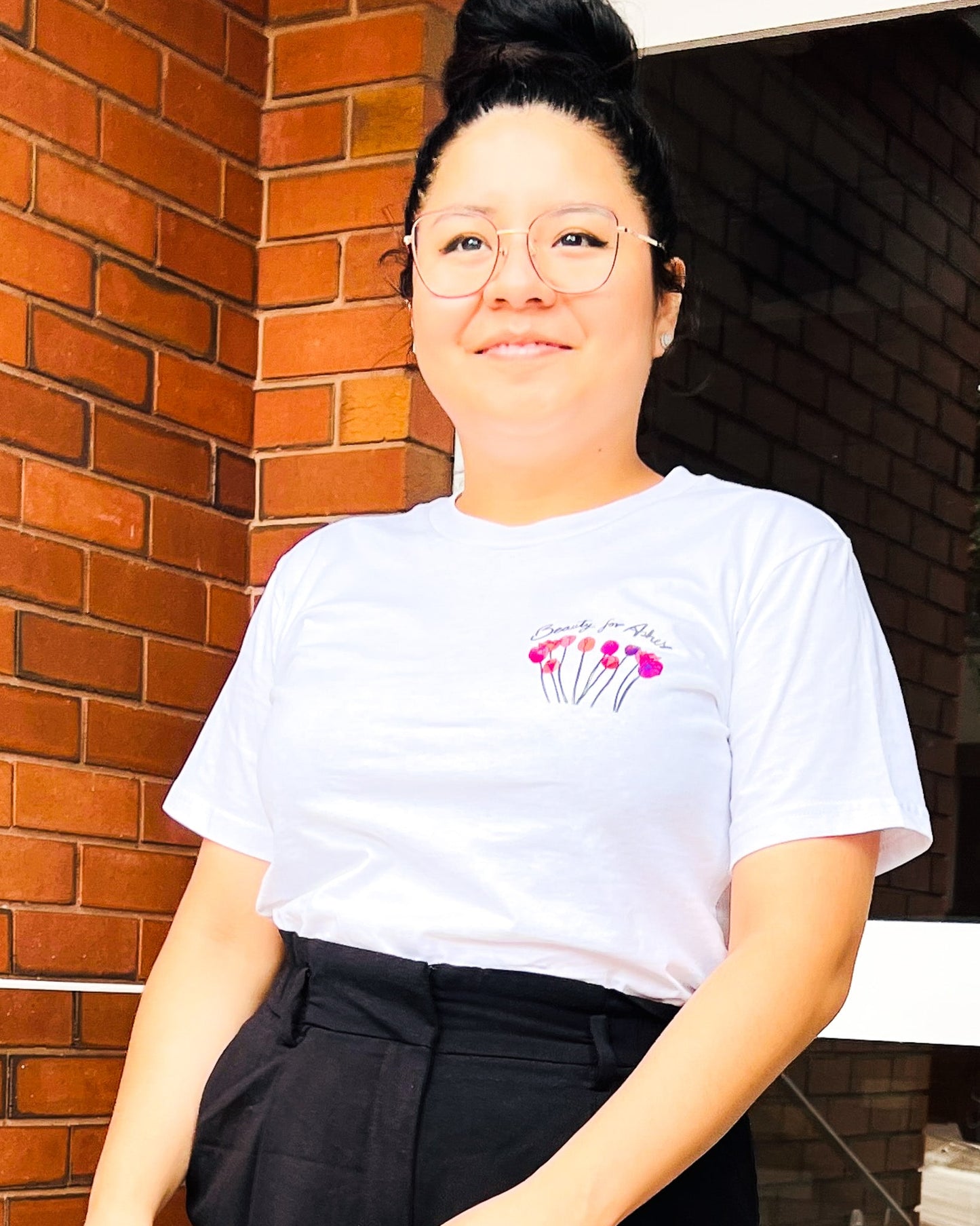 Beauty for Ashes Pocket White Tee