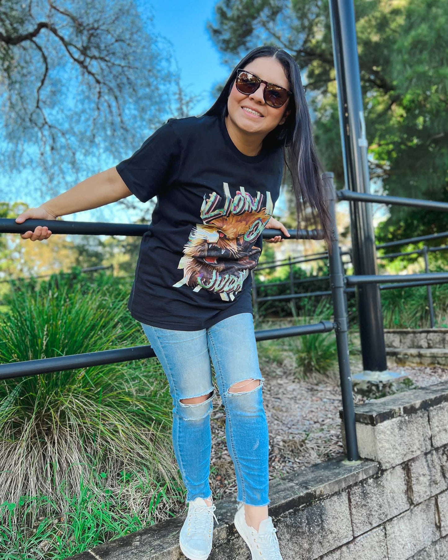 Lion of Judah Black Tee
