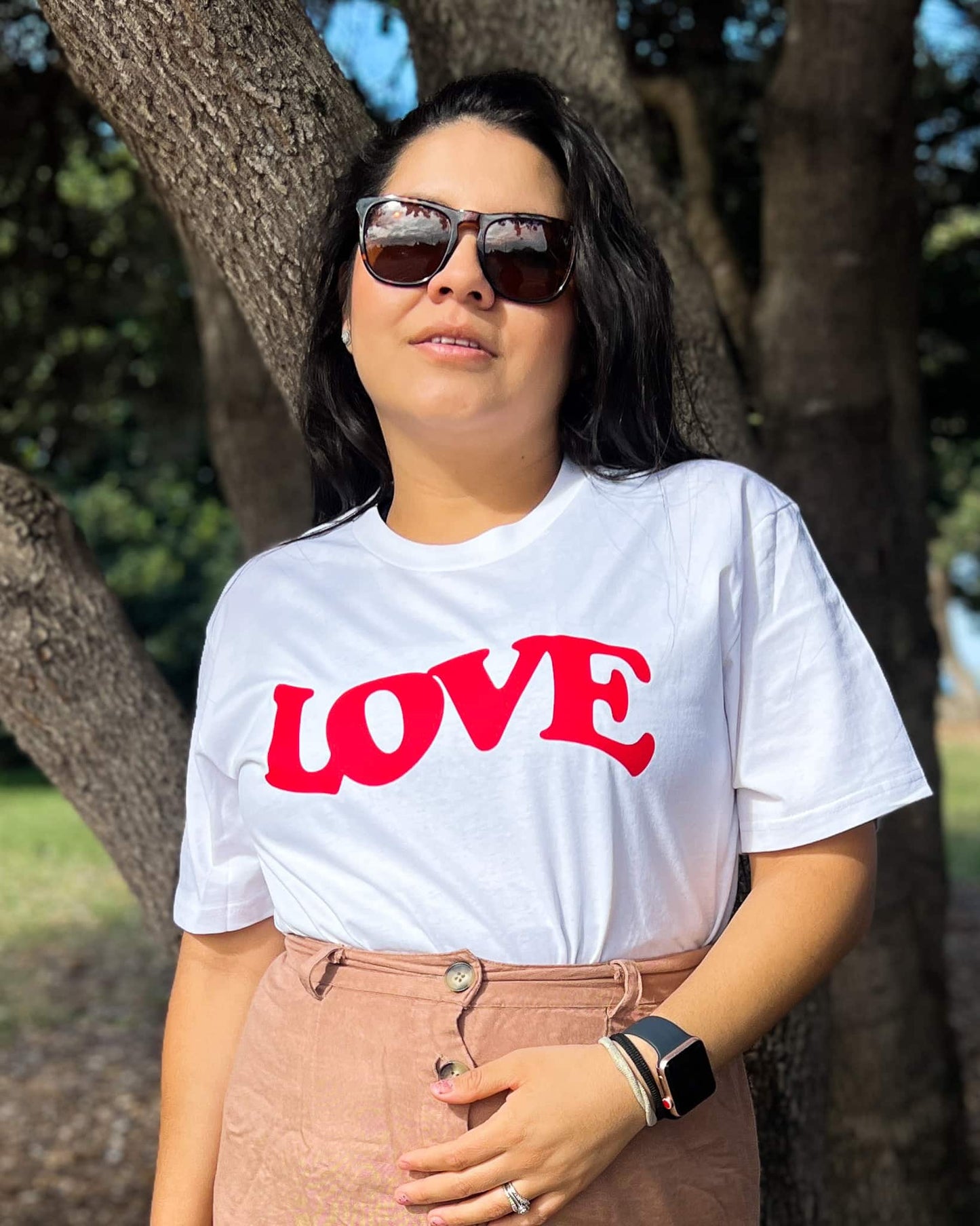 Unisex white t-shirt God is Good_Christian clothing australia