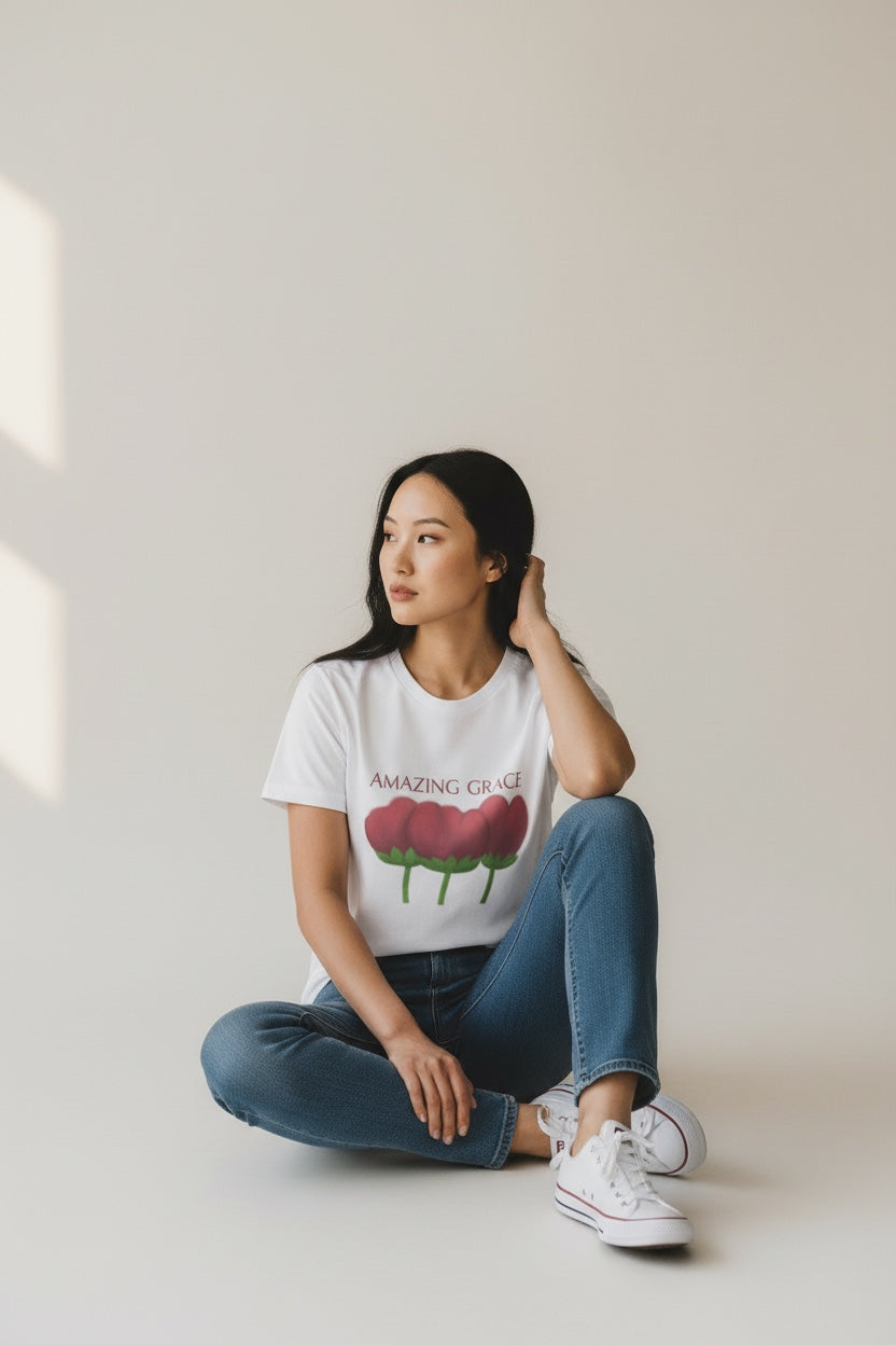 Amazing Grace White Tee