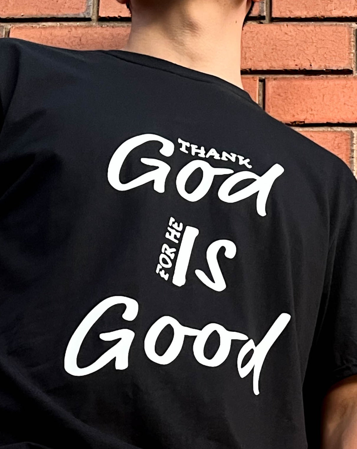 Unisex black christian t-shirt, God is good tee_Christian clothing australia