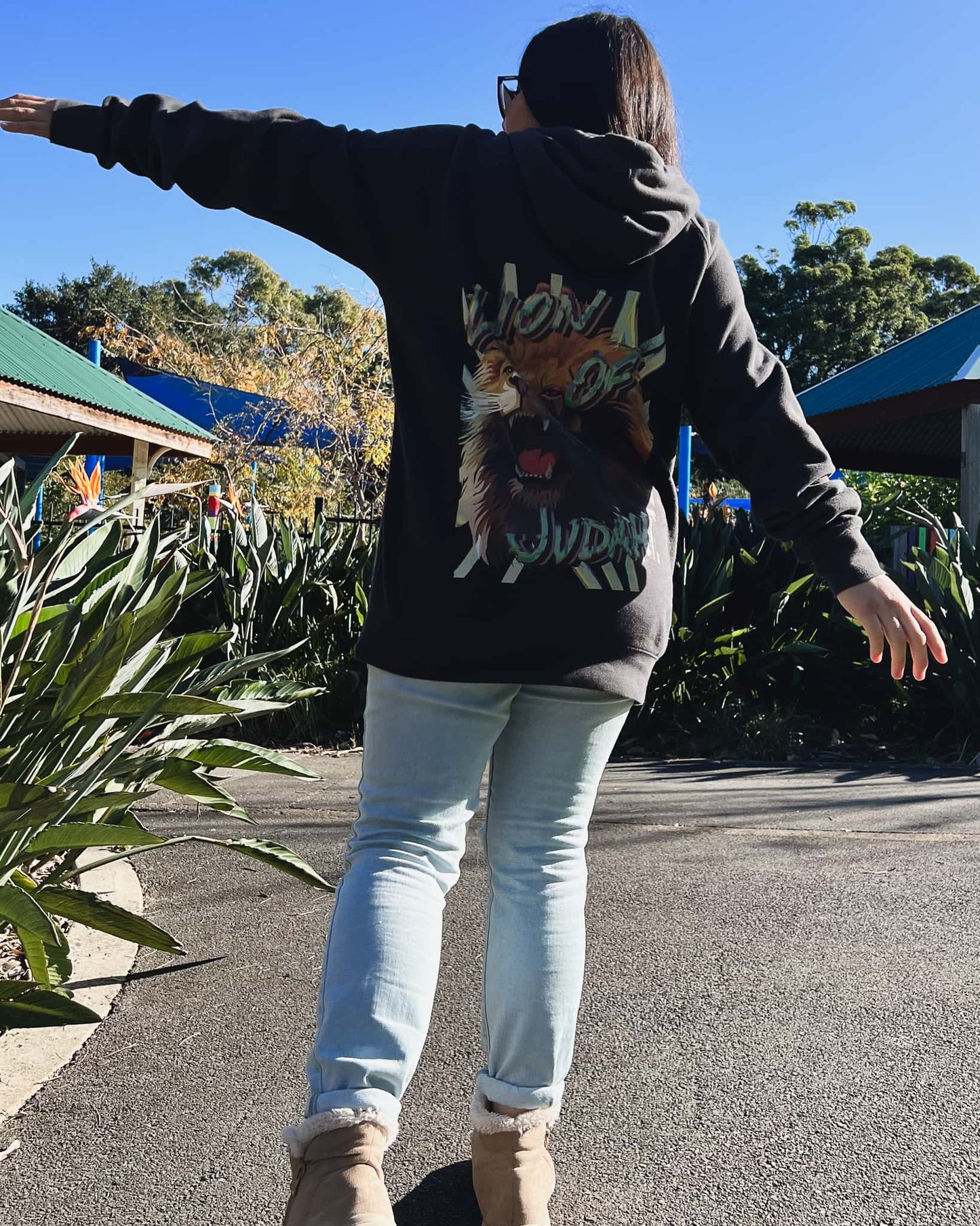 Lion of Judah Hoodie - Charcoal
