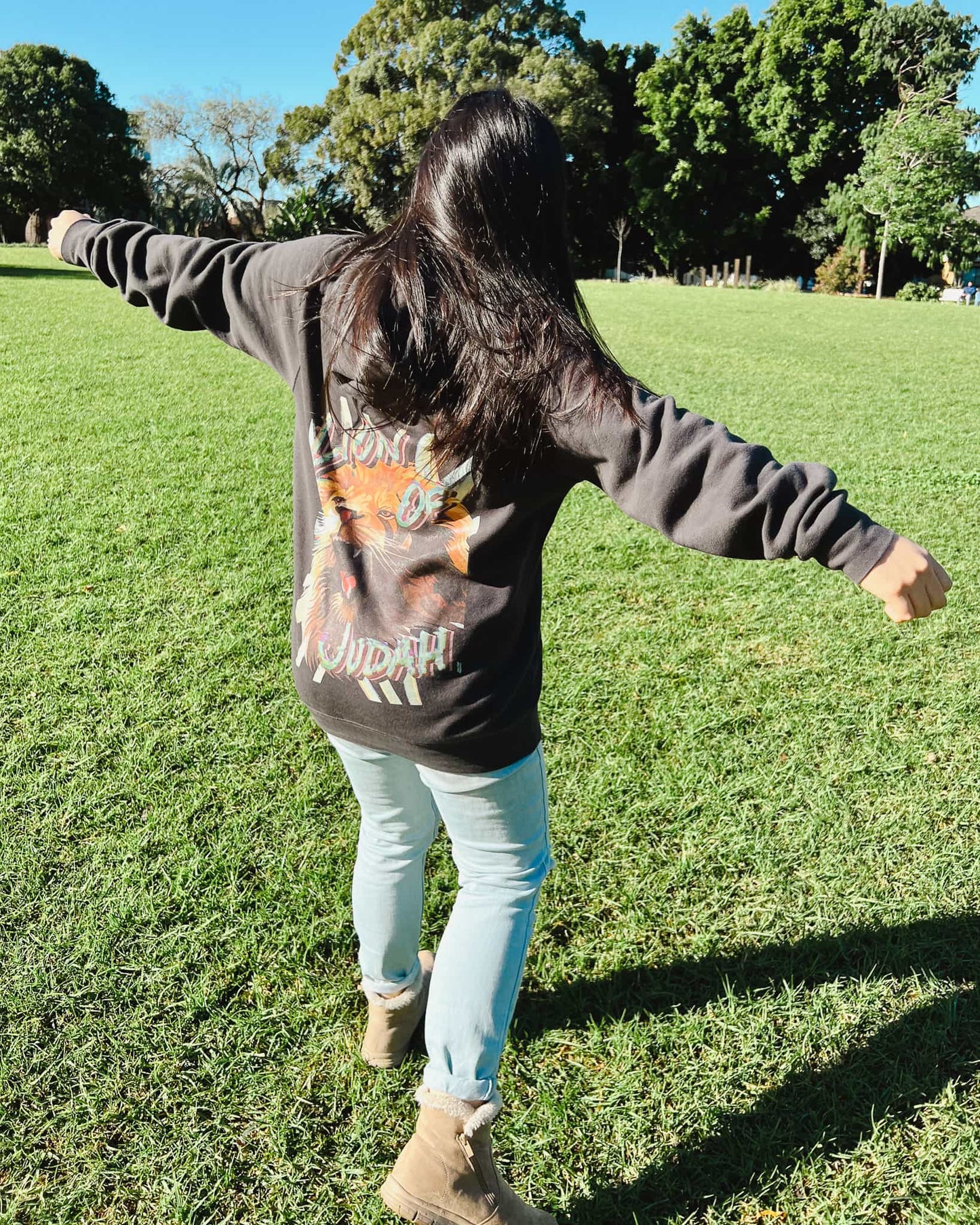 Lion of Judah Hoodie - Charcoal