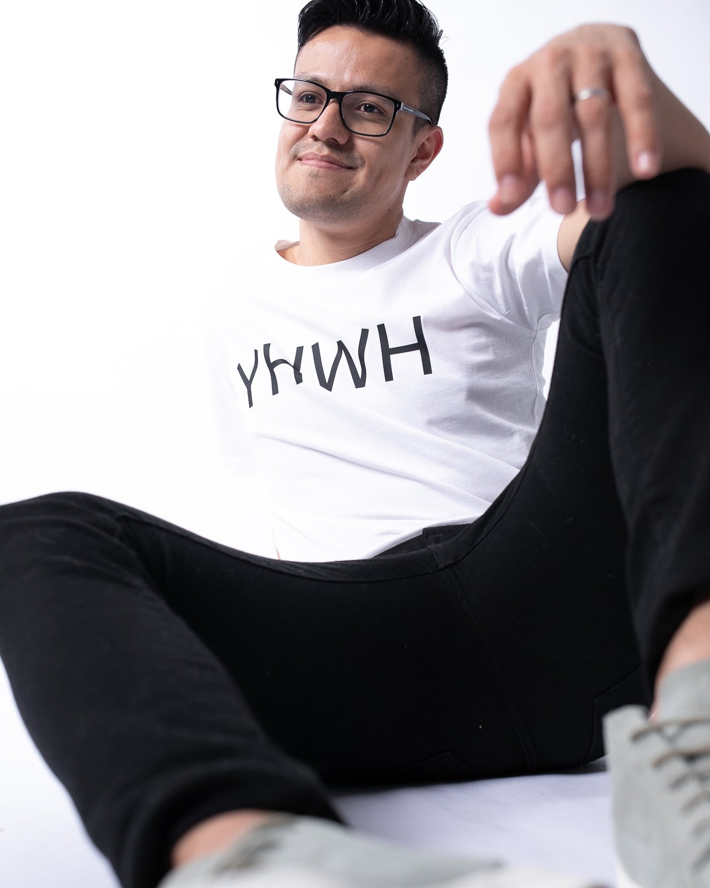 White christian yahweh t-shirt