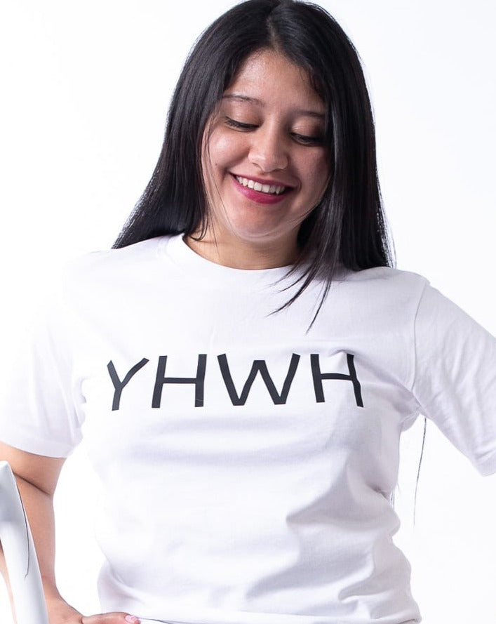 White christian yahweh t-shirt