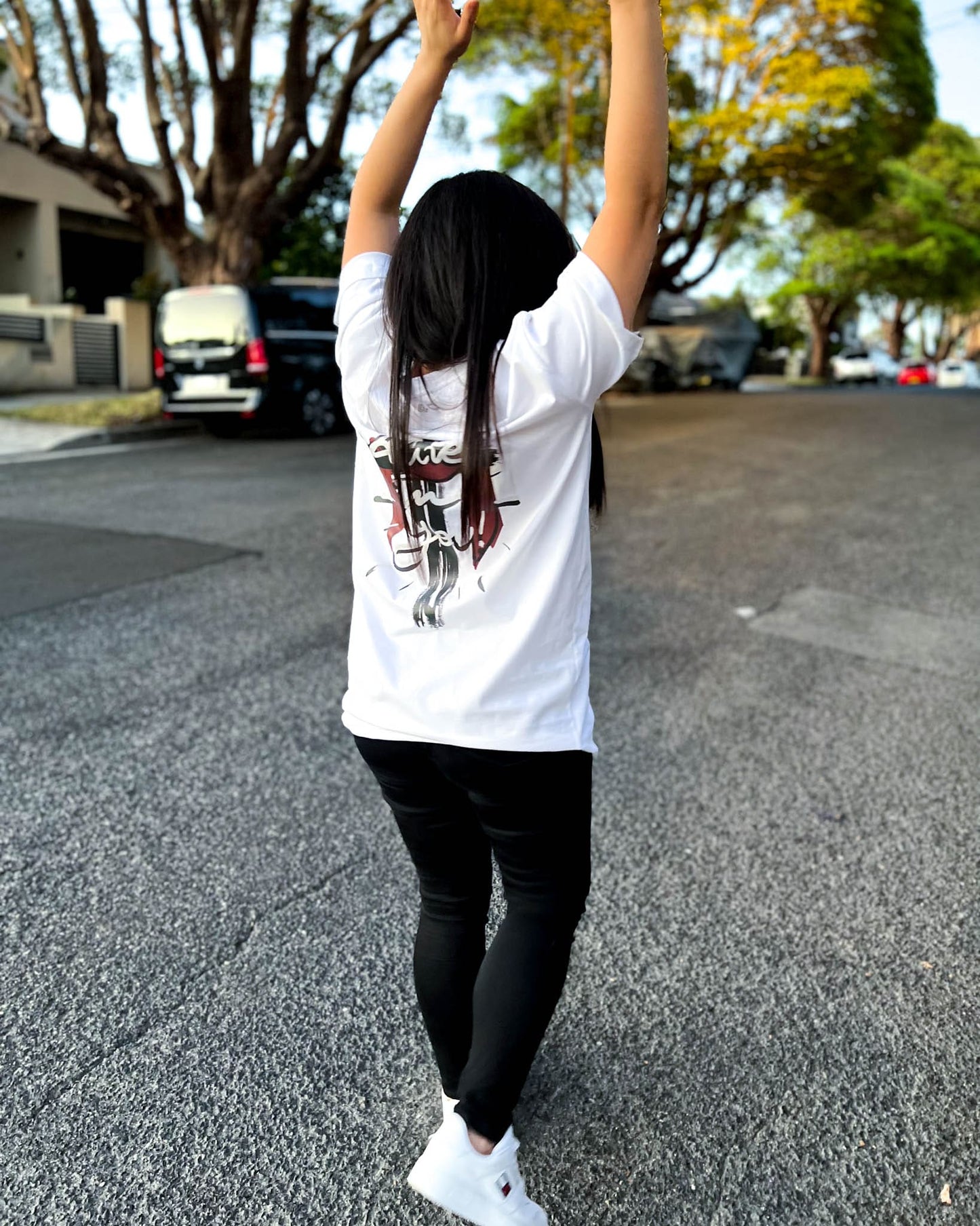 Alive in you cross of Jesus white t-shirt _christian clothing in australia
