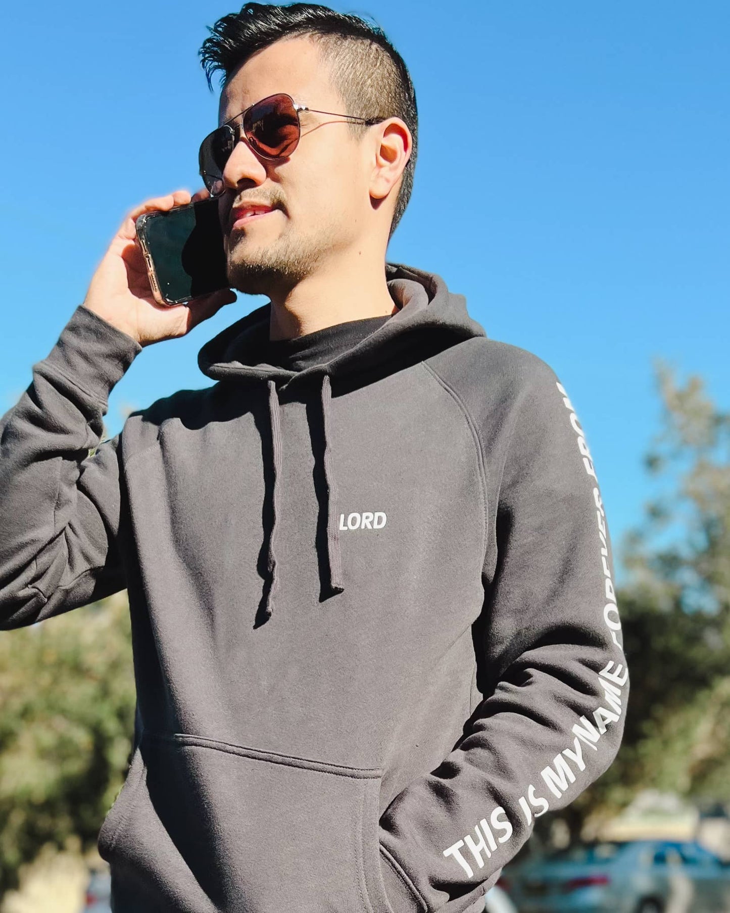 YAHWEH Hoodie - Charcoal