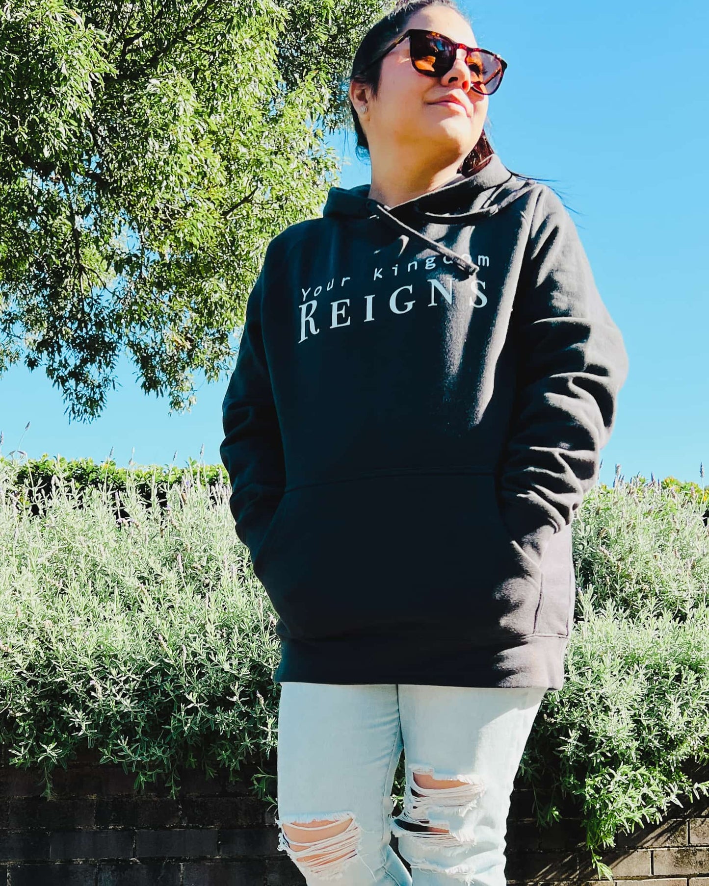 Your Kingdom Reigns Hoodie - Charcoal