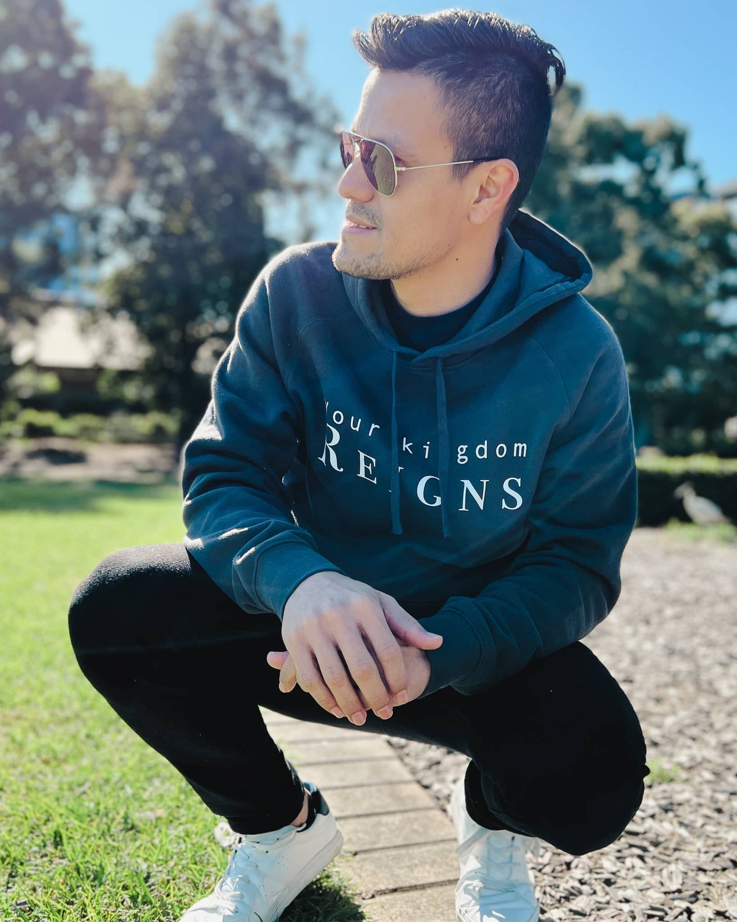 Your Kingdom Reigns Hoodie - Charcoal
