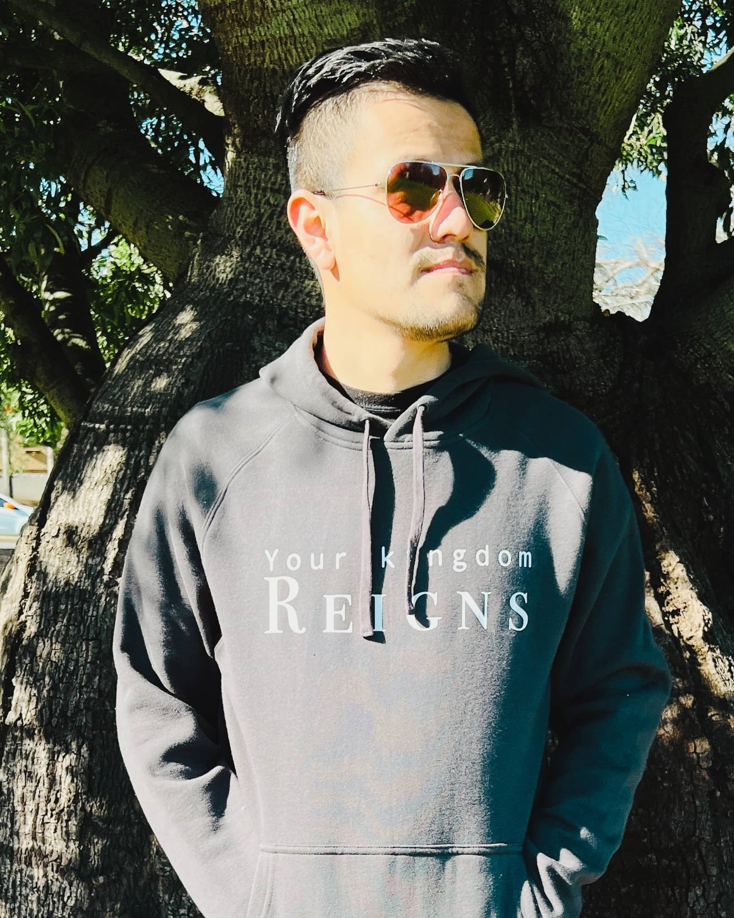 Your Kingdom Reigns Hoodie - Charcoal