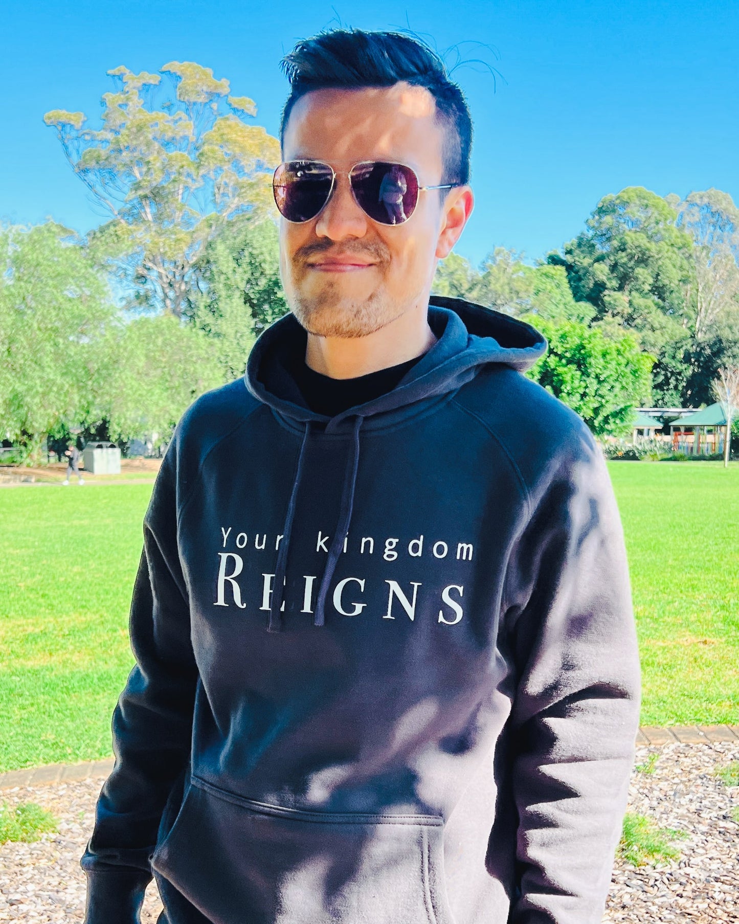 Your Kingdom Reigns Hoodie - Charcoal