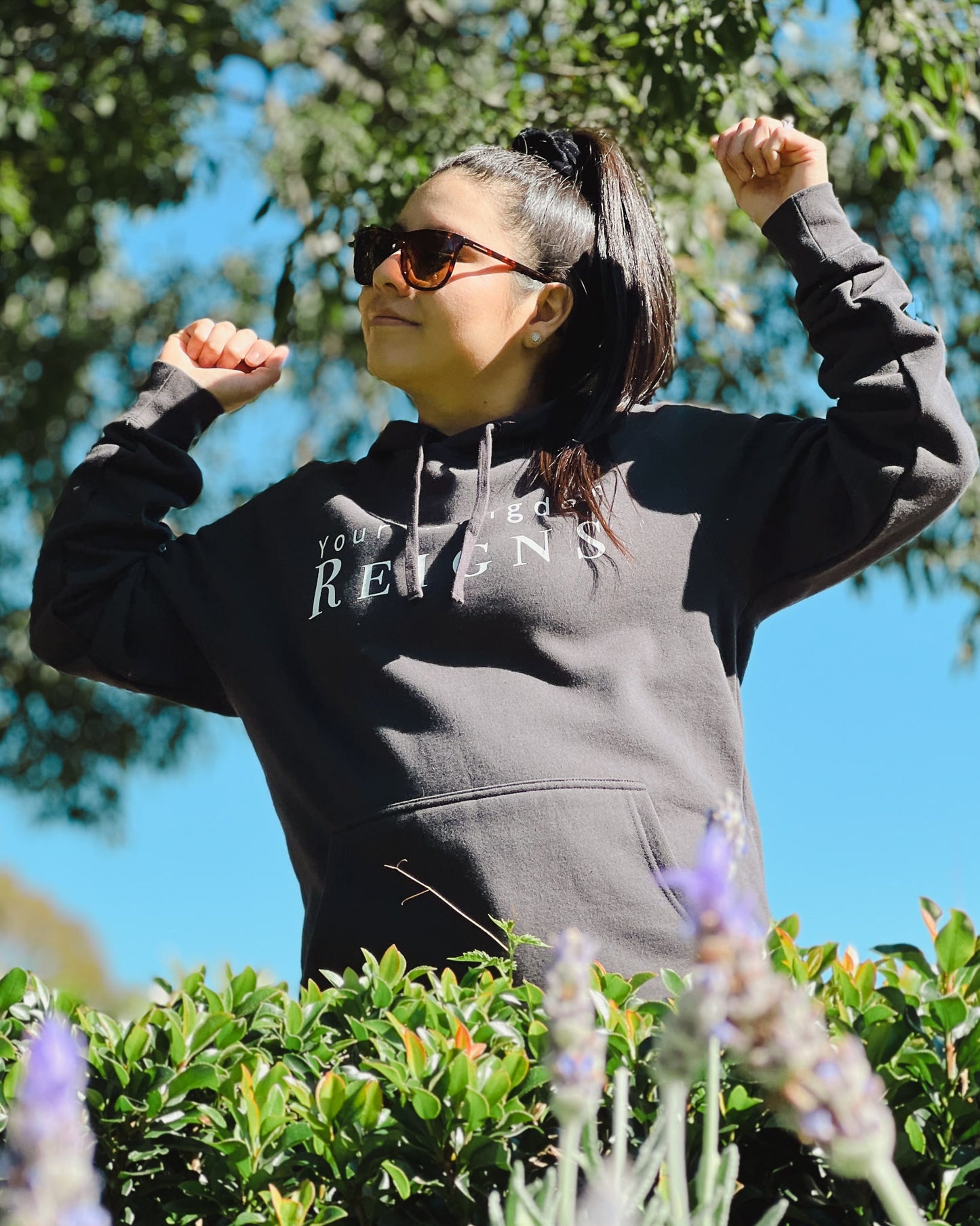 Your Kingdom Reigns Hoodie - Charcoal