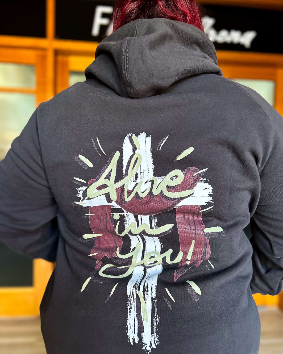 Alive in You Hoodie - Charcoal