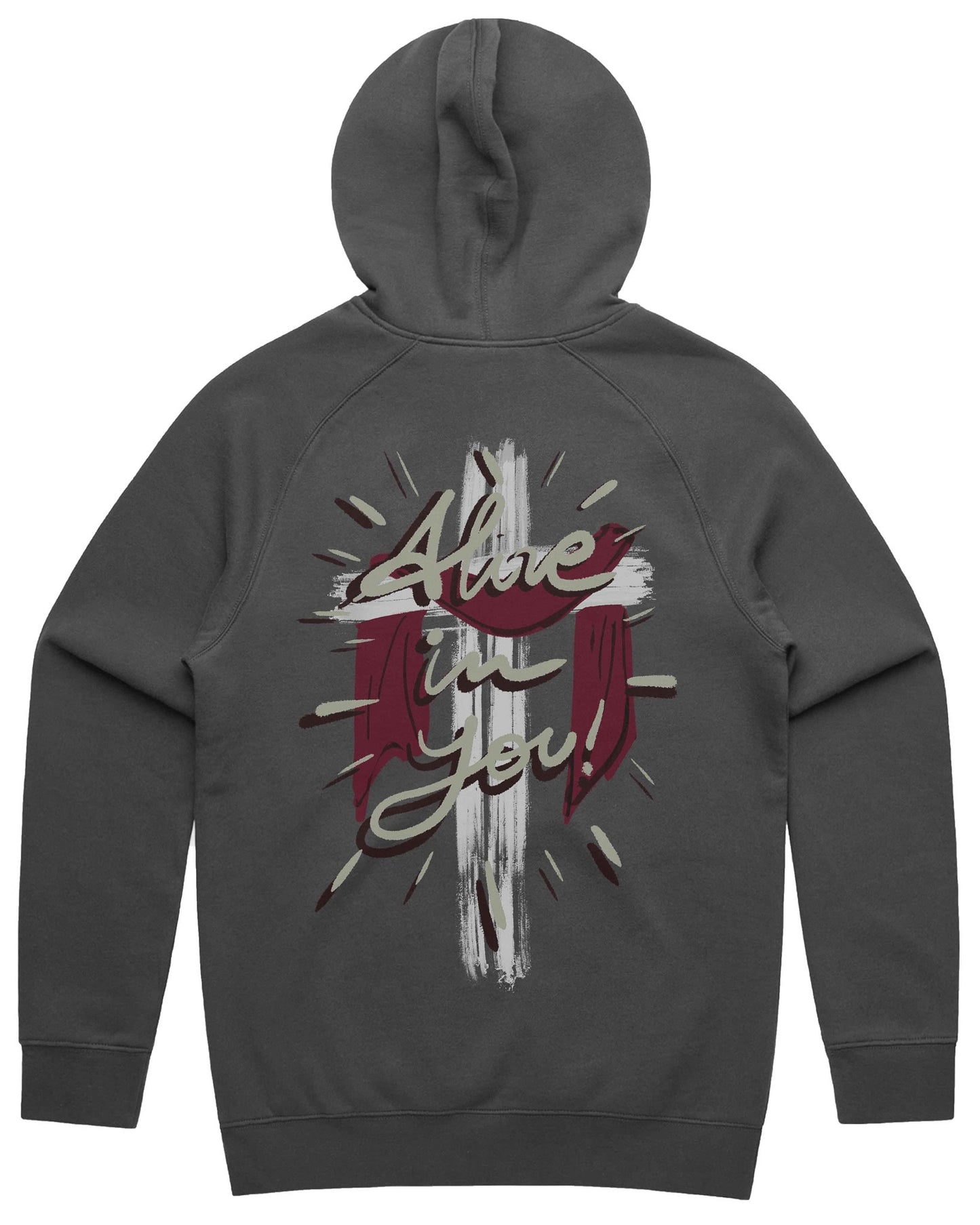 Alive in You Hoodie - Charcoal