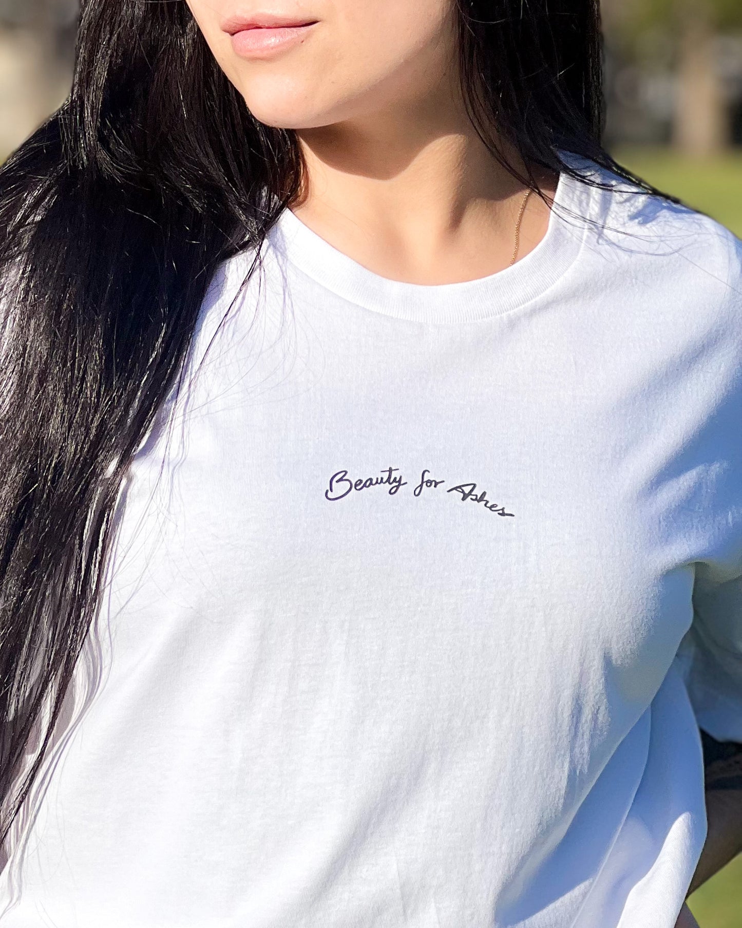 Beauty for Ashes 2.0 White Tee