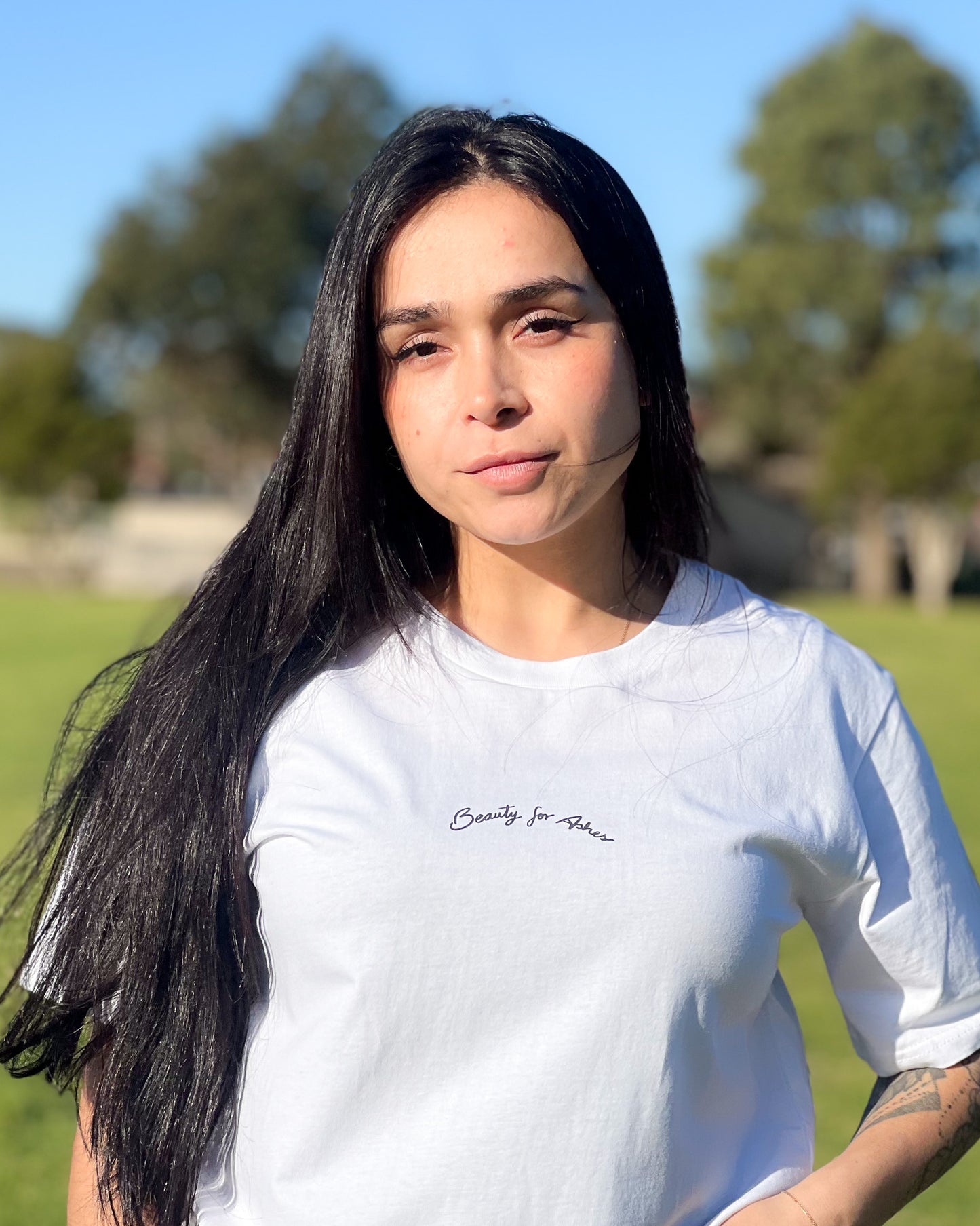 Beauty for Ashes 2.0 White Tee