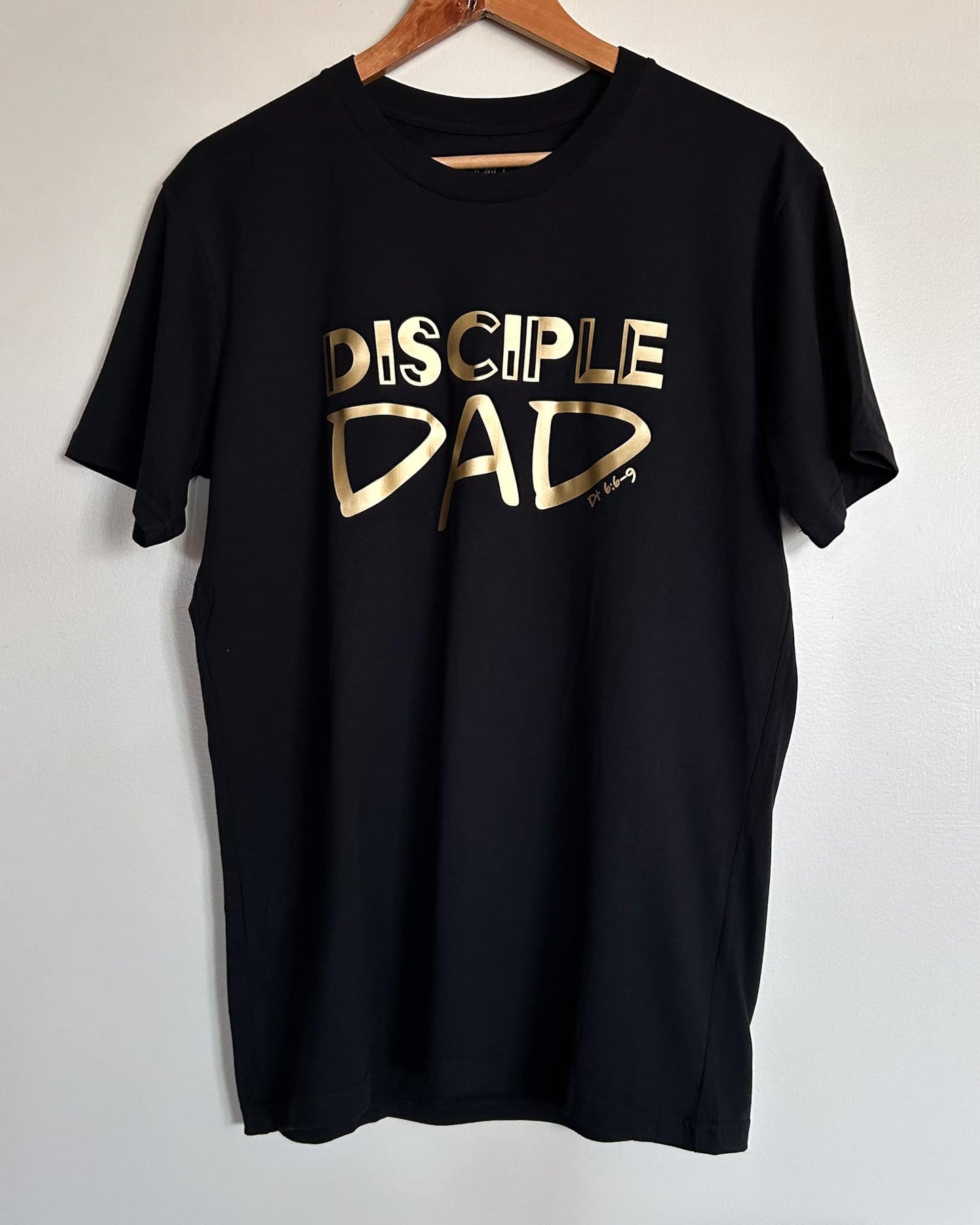 Black and Gold Disciple Dad Tee