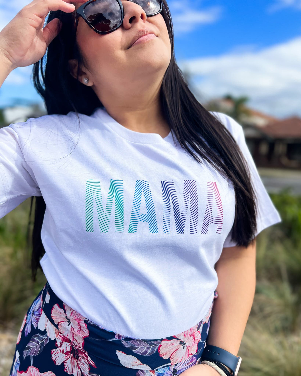 Christian white mama t-shirt for mothers day gift