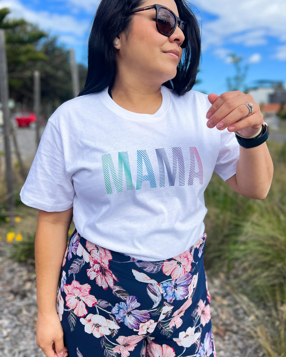 Christian white mama t-shirt for mothers day gift