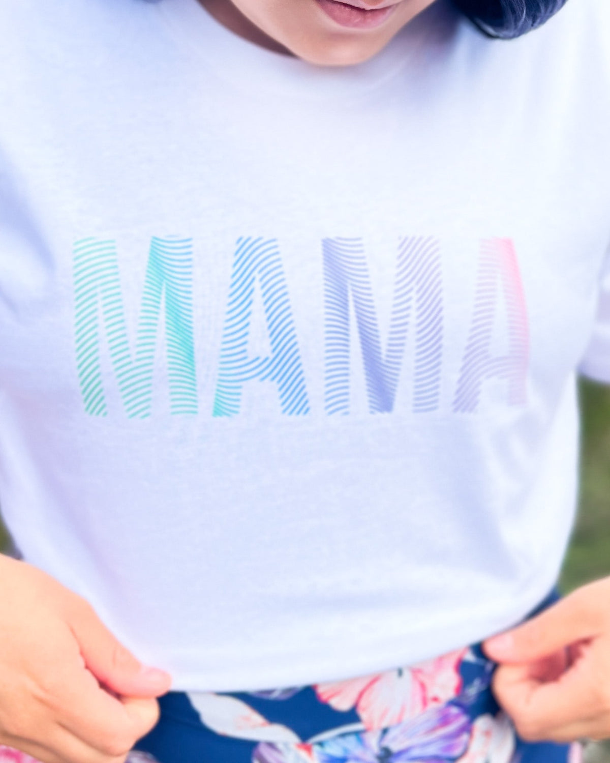 Christian white mama t-shirt for mothers day gift