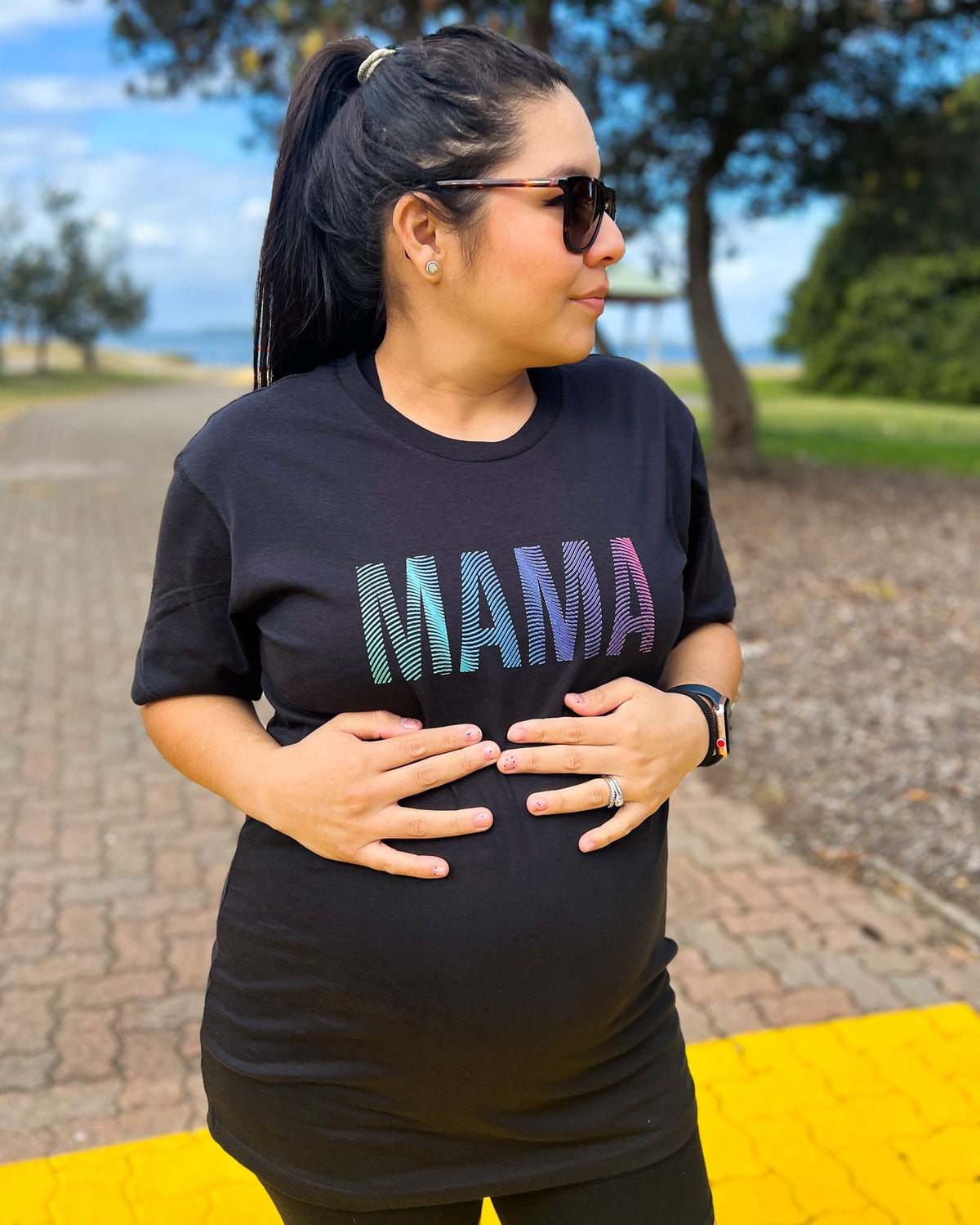 Christian black mama t-shirt for mothers day gift