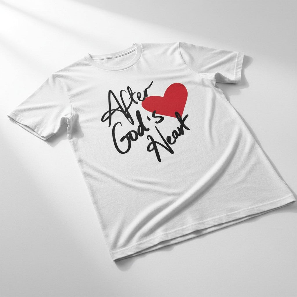 After God's Heart White Tee