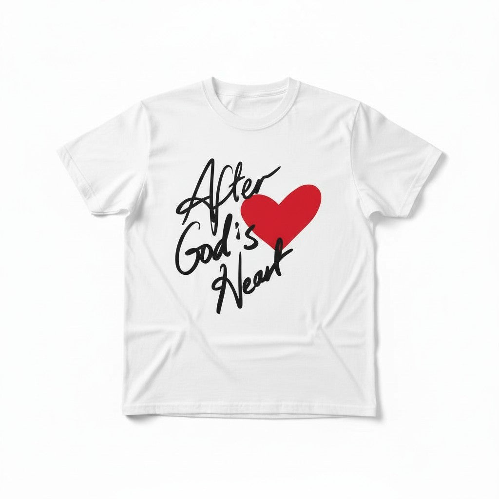 After God's Heart White Tee