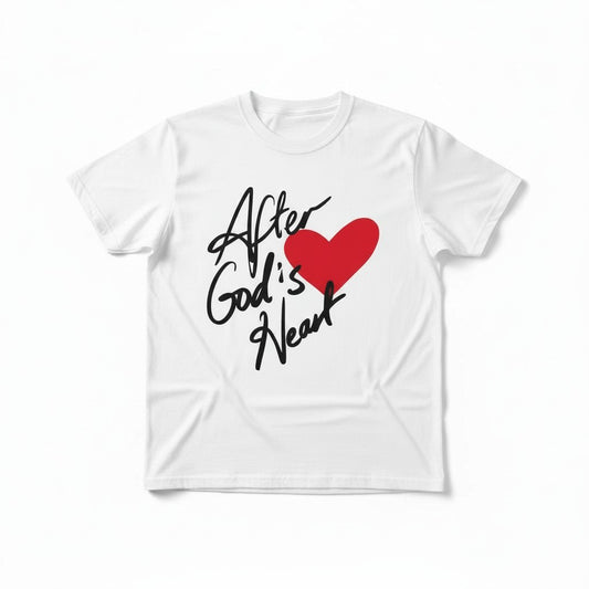 After God's Heart White Tee