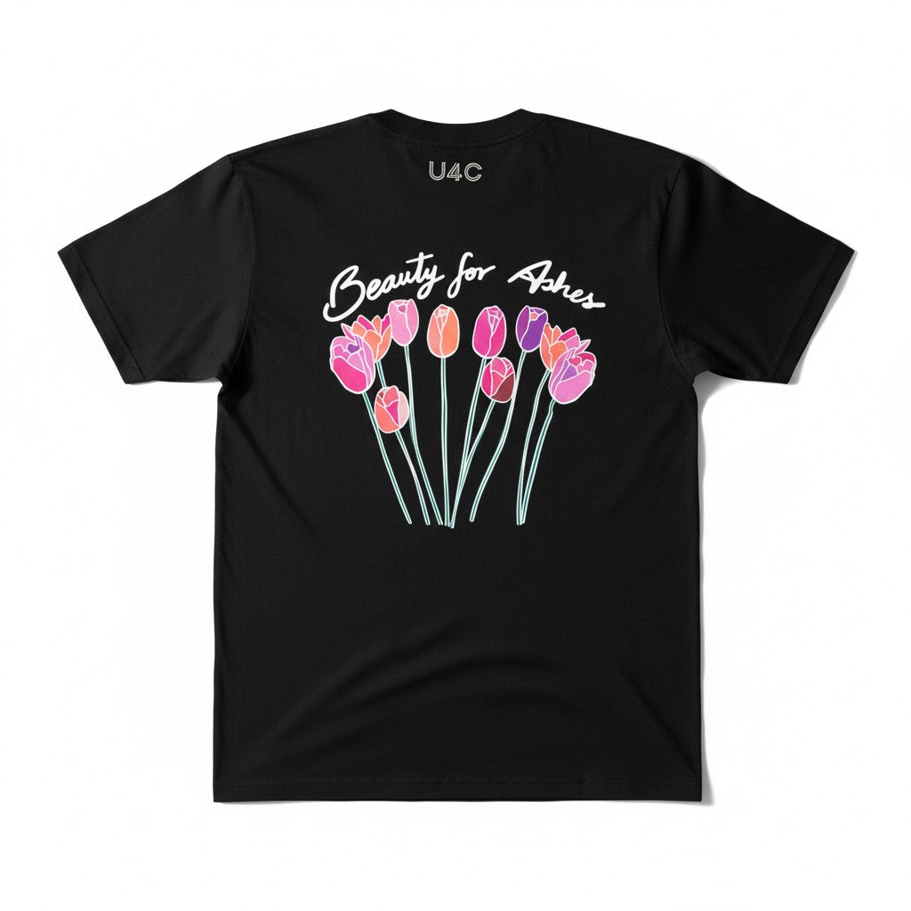 Beauty for Ashes 2.0 Black Tee
