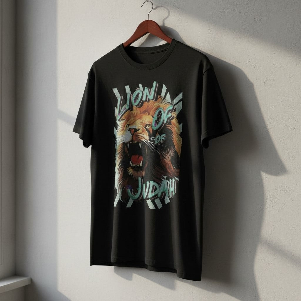 Lion of Judah Black Tee