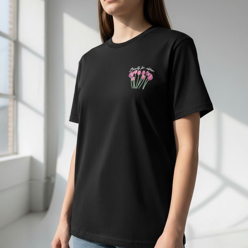 Beauty for Ashes Pocket Black Tee