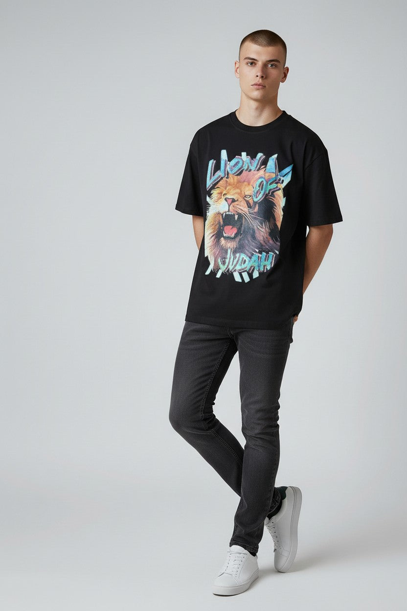Lion of Judah Black Tee