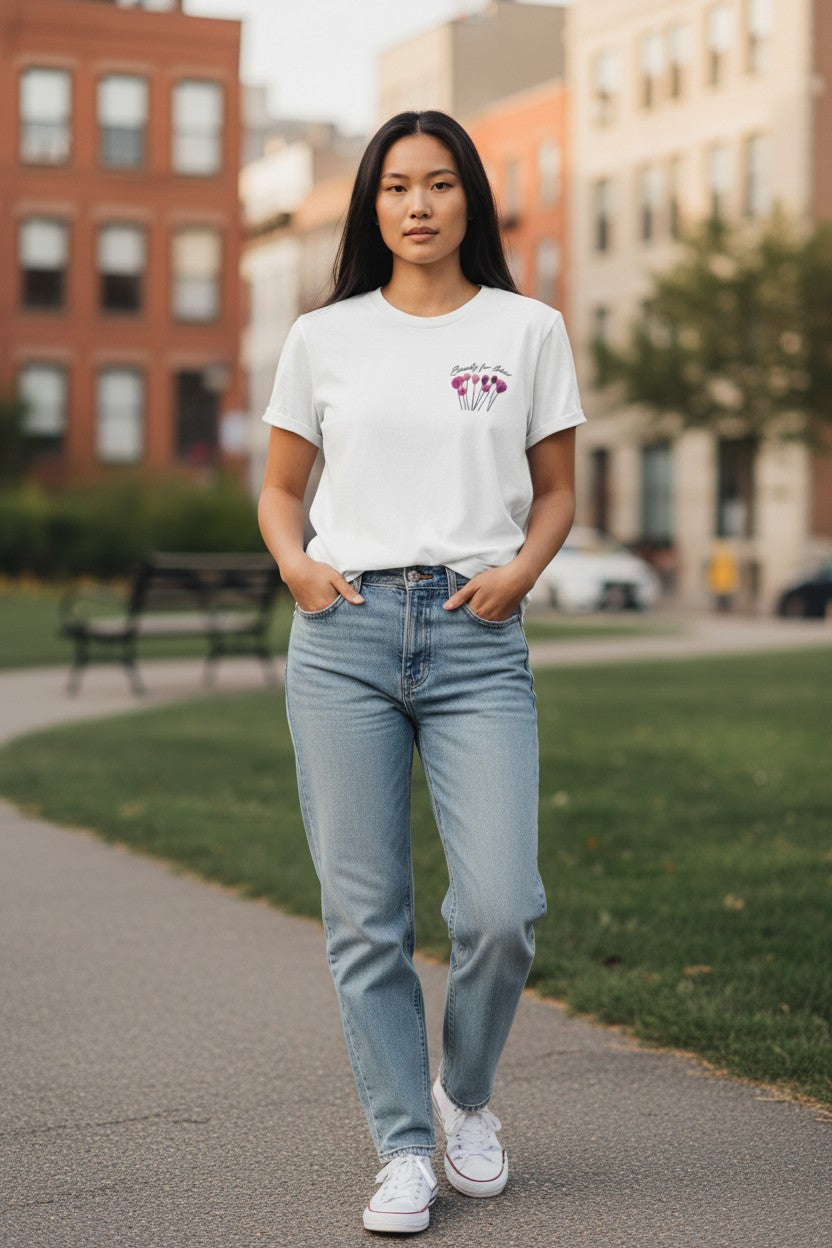 Beauty for Ashes Pocket White Tee
