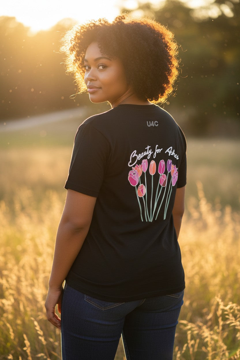 Beauty for Ashes 2.0 Black Tee