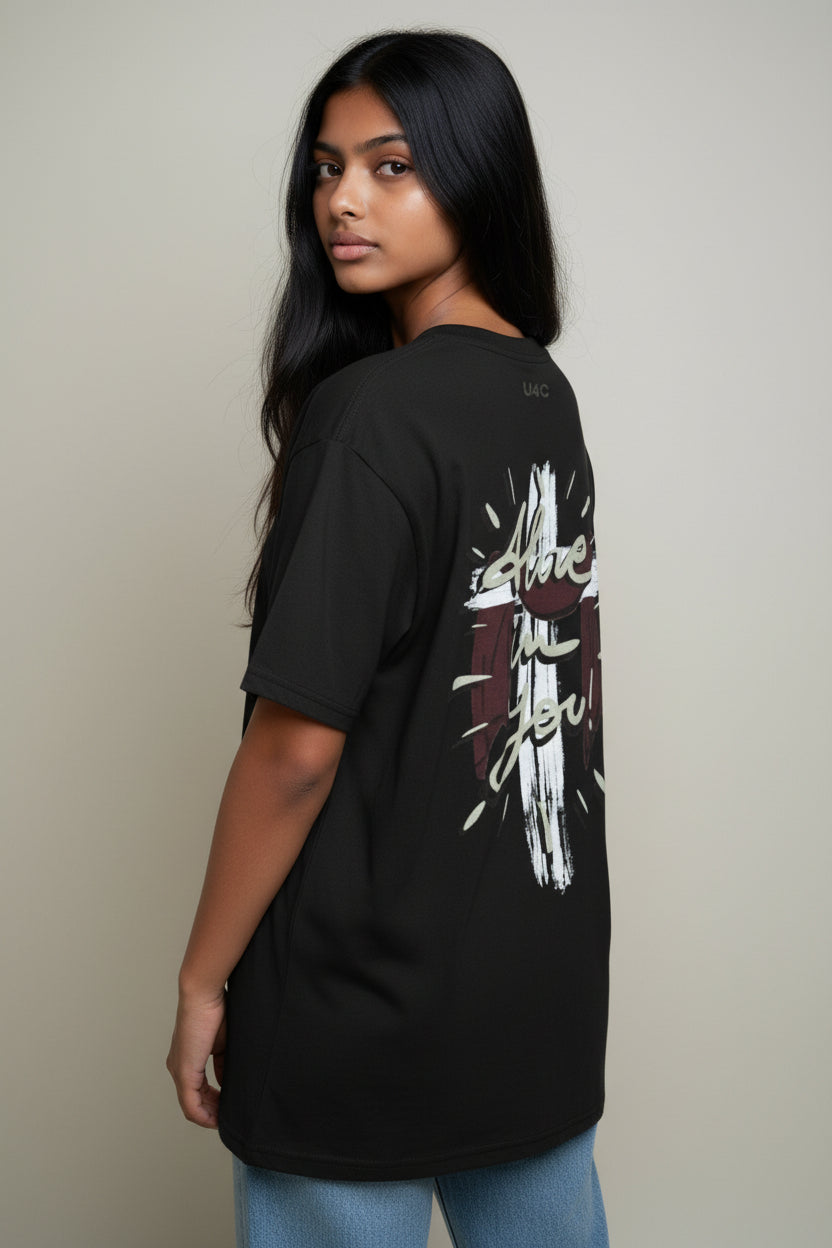 Alive in You Black Tee