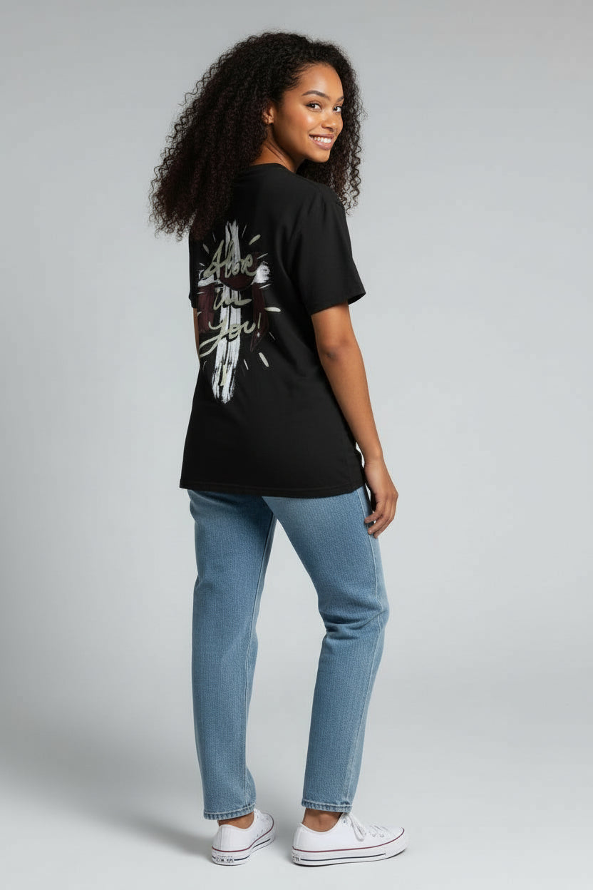 Alive in You Black Tee