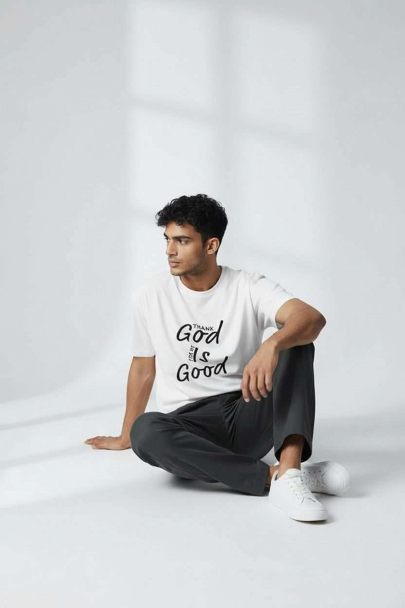 God is Good White Tee