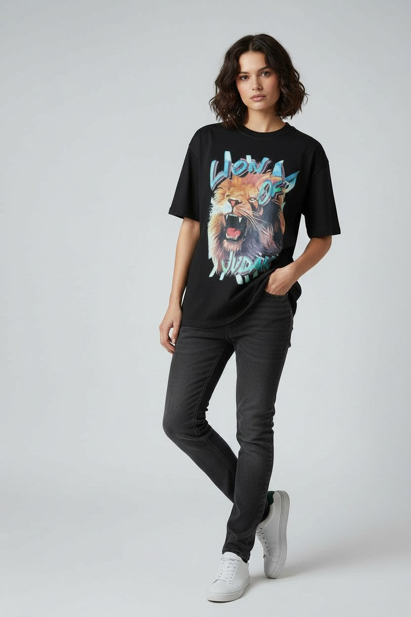 Lion of Judah Black Tee