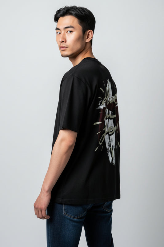 Alive in You Black Tee