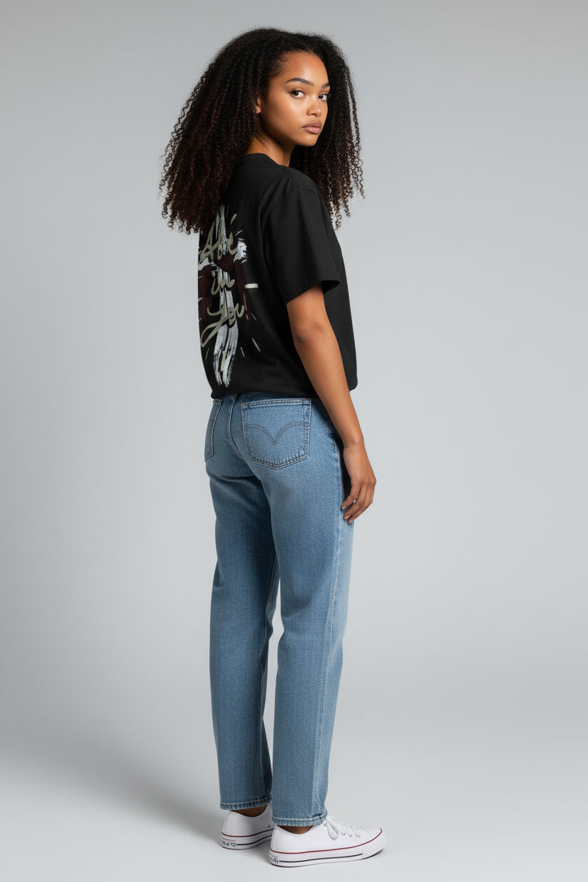 Alive in You Black Tee