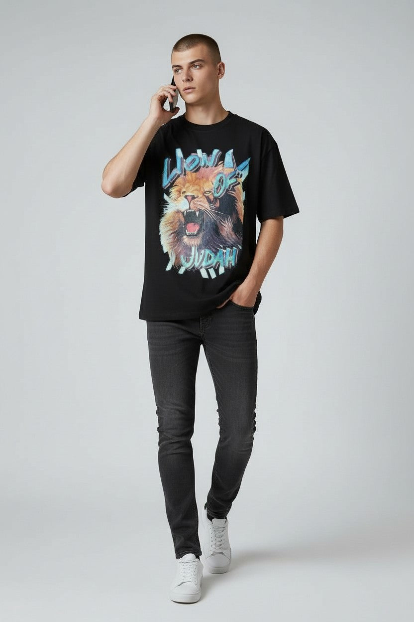 Lion of Judah Black Tee