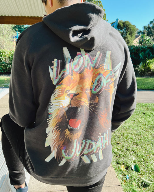 Lion of Judah Hoodie - Charcoal