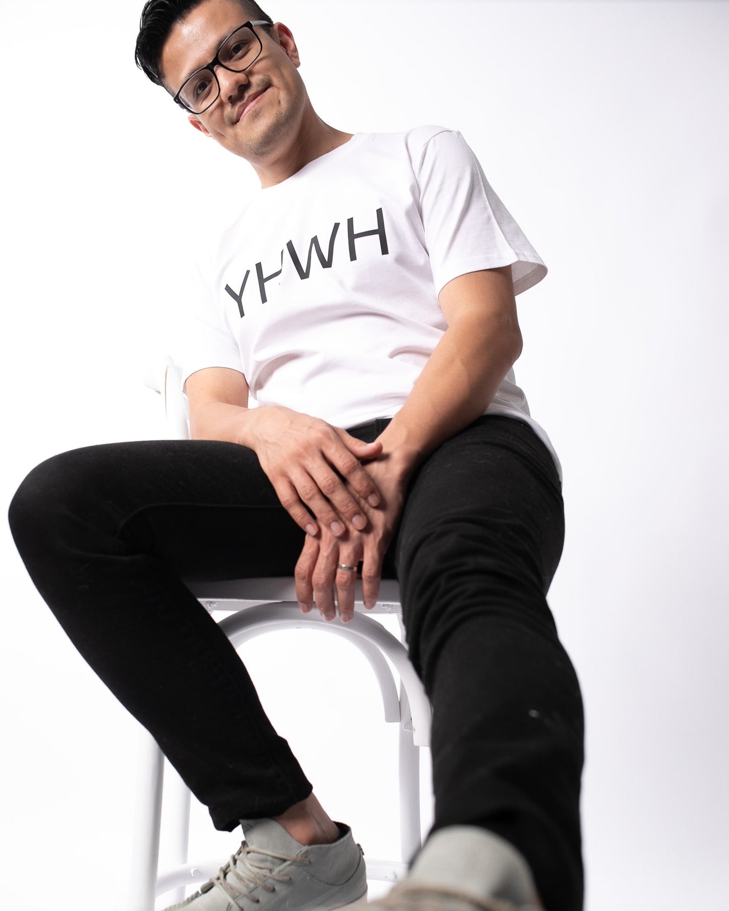 White christian yahweh t-shirt