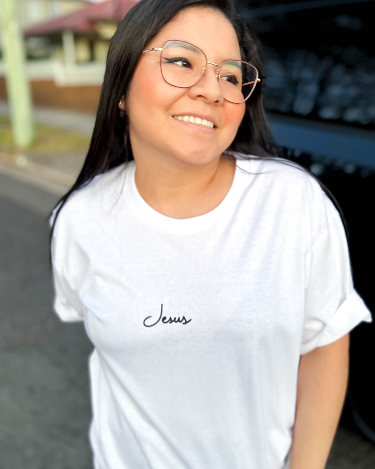 Alive in you cross of Jesus white t-shirt _christian clothing in australia