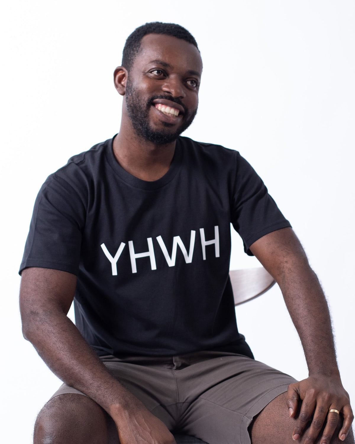 Unisex Christian black t-shirt yahweh