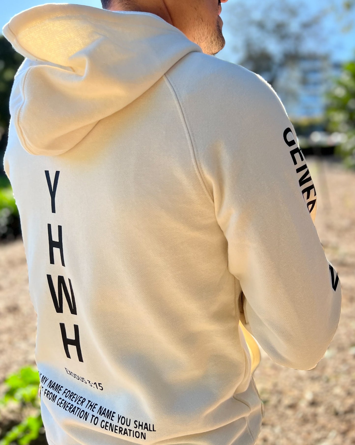 YAHWEH Hoodie - Beige