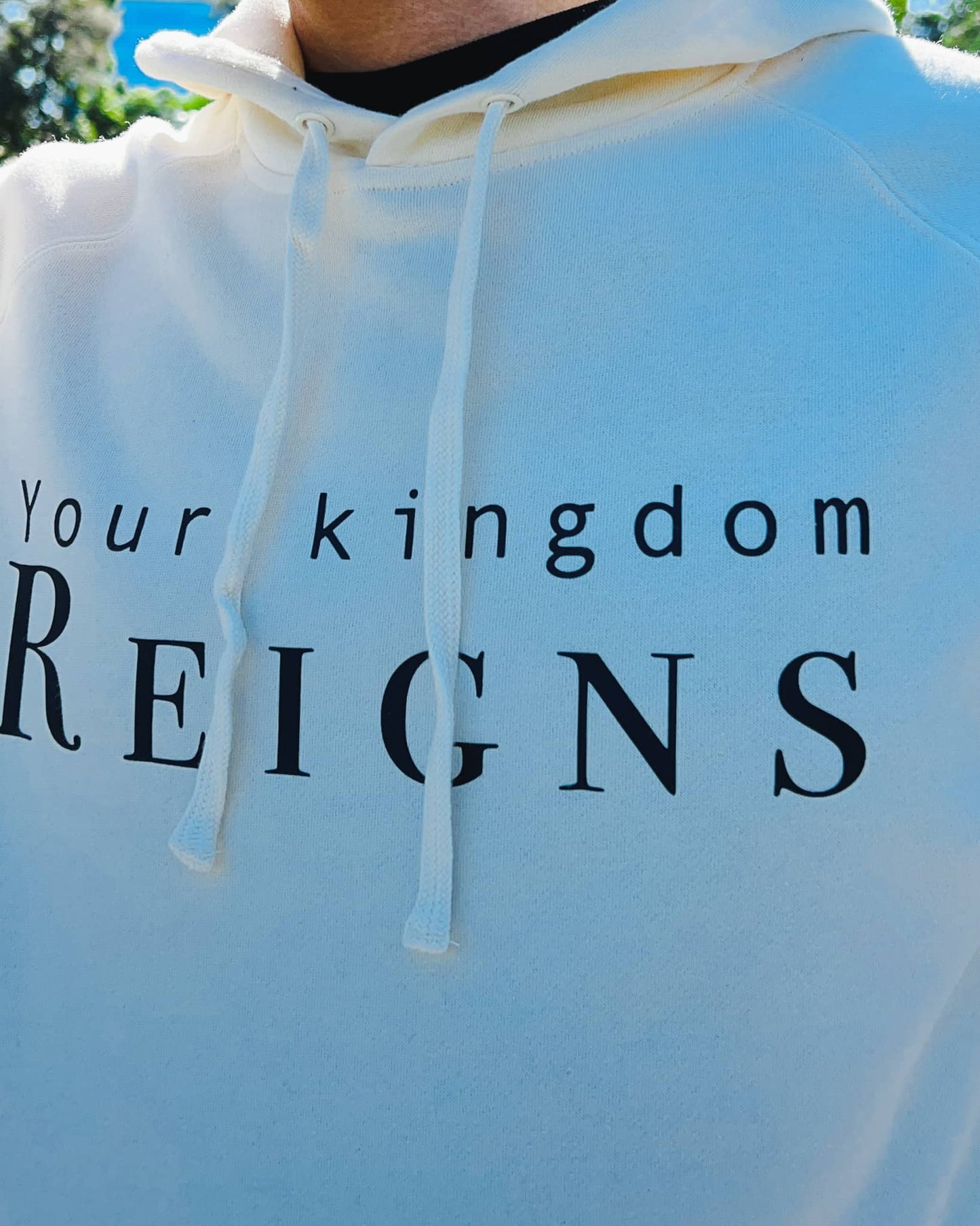 Your Kingdom Reigns Hoodie - Beige