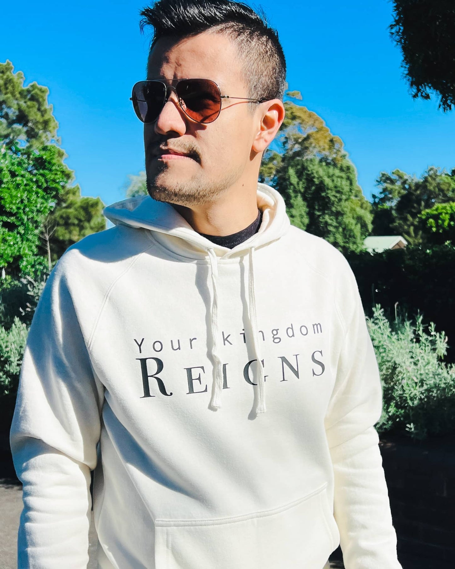 Your Kingdom Reigns Hoodie - Beige